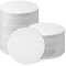 Qezodsx 100Pcs Microwave Kiln Paper Round, 4.7Inch High Temperature Ceramic Kiln Paper Shelf Paper for DIY Glass Fusing Crafts