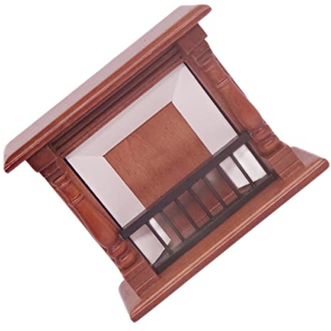 ibasenice Mini-möbel Decoraciones para Sala De Casa Holztisch Mini- -Kamin-Spielzeug Tun So, Als Würden Sie Einen Kamin Spielen Puppenhauskamin Aus Holz Miniatur Hölzern Ornamente