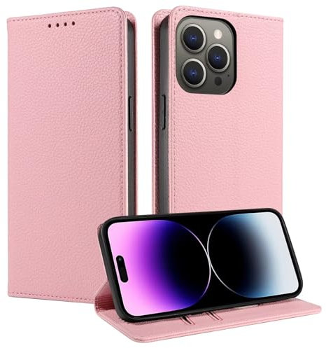 FMPCUON For iPhone 7 Plus/8 Plus, Card Slot Cover Magnetic Closure [Kickstand] Full Protection Premium Leather Flip cover Case Compatible with iPhone 7 Plus/8 Plus Phone Cover, Pink