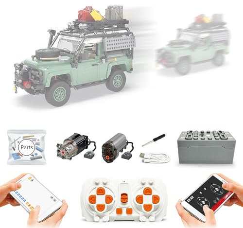 Power Function Motor Set for Lego 10317 Land Rover Classic Defender (Not Included Model)