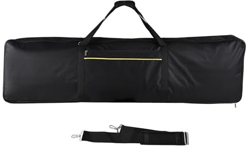 FUNFANG Bolsa para teclado Funda de transporte para teclado de 88 teclas, funda para teclado de piano, bolsa de piano electrónico de 88 teclas, tela Oxford, bolsa de almacenamiento de piano eléctrico