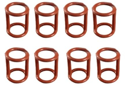 FHAJKTJB Piezas de Anillos de Sellado en H, 8 Uds., compatibles con máquinas de Helado Suave, Varilla batidora, Accesorios de Anillo de Sellado en Forma de H