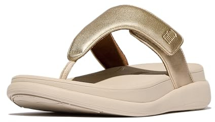 Fitflop Damen F-Mode Go Verstellbare Flache Zehensteg-Sandalen