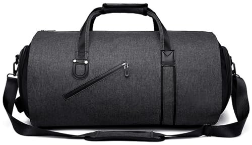 Qurygin Kleidersäcke für Reisen, 2-in-1-Anzugtasche für Reisen mit | Schultergurt, Business-Tasche für Männer und Frauen, Wochenendtasche für Reisen und Geschäftsreisen