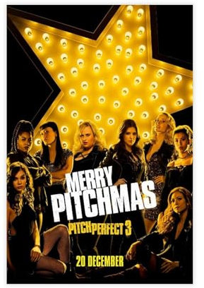 FISH DRAGATE Pitch Perfect 3 Leinwand-Poster, Schlafzimmer-Dekor, Sportlandschaft, Büro, Raumdekoration, Geschenk, ungerahmt, 30 x 45 cm