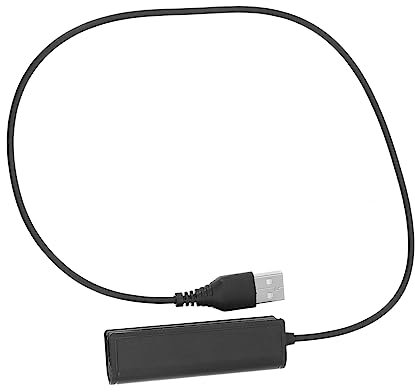 ETHZZLE PC Adapter Cable Headphones Adapter USB Adaptor Rj9 to USB Converter USB to Rj9 Cable Headphone Adapter Versatilen Headset Adapter Cord USB Cable Rj9 to USB Adapter Female Plastic