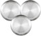 3 platos de acero inoxidable para camping, diámetro de 20 cm, vajilla redonda de acero inoxidable, platos de camping de acero inoxidable, platos estables de acero inoxidable para camping, picnic