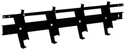 SUNDIY Kit Mécanisme pour Lames Orientables de 27 mm, Aluminium pour Pergolas, Persiennes, BSO - Installation DIY - Compatibilité lames alu et bois (NOIR RAL9005)