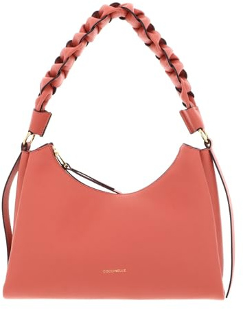 Coccinelle Boheme Grana Double Shoulder Bag M Pink Clay/Brunette