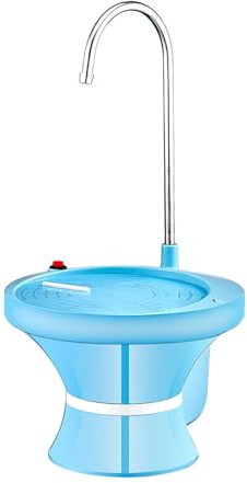 Botella de agua recargable por USB con bandeja grande, dispensador eléctrico de bombeo automático para uso doméstico