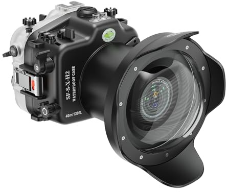 Sea frogs Underwater Case Compatible with Fuji X-H2/X-H2S, 40 m/130 ft Waterproof, Camera Protective Housing (KL-X-H2-WA005A)