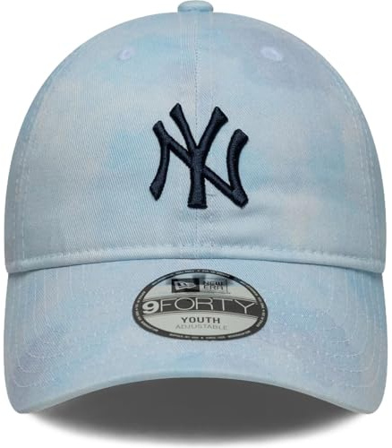 New Era Kids Cap MLB 9TWENTY Tie Dye New York Yankees Pastel Blue Youth (6-12 Jahre)