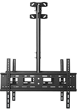 Supporto TV da soffitto, inclinabile e girevole, si adatta alla maggior parte dei televisori a LED da 32-60 pollici