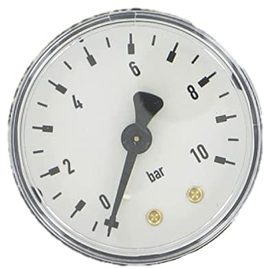 Comap S602005 1 Manometer, 1/4, 10 bar, mit Druckanschluss hinten, neutral