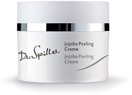 Dr. Spiller - Jojoba Peeling Creme | Für eine zarte und geschmeidige Haut | Verfeinert Ihr Hautbild | enthält sanfte Peeling Kügelchen aus Jojobawachs