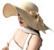WSLCN Femme Chapeau de Soleil en Paille à Bord Large Capeline Pliable Plage Eté Anti-UV Décoration de Ruban Beige