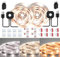 LED Strip mit Bewegungsmelder, 6M Warmweiß Led Streifen Selbstklebend mit Timing Funktion Dimmbar, LED Nachtlicht für Flur, Küche, Schrank, Bett, Schlafzimmer, 2700-6500K