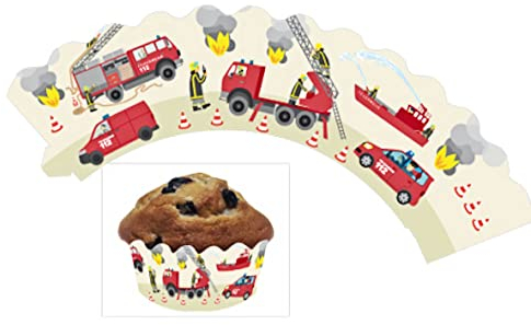 Feuerwehr-Party Muffinbanderole