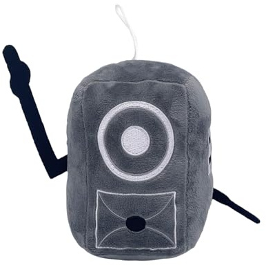 Super JAKES Peluche,Titan TV Man Titan Speakerman Cameraman Peluches Figura para Niños,Navidad Cumpleaños Regalos(Grey Radio)