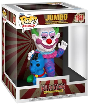 Funko POP! Deluxe Jumbo: Killer Klowns from Outer Space | Offizielles Horror Merch - Vinyl Sammelfigur als Regal Deko - Geschenkidee zum Geburtstag für Fans und Sammler