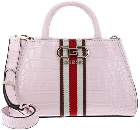GUESS sac à épaule bandoulière sac à main Nelka Mini Satchel Pale Pink rose