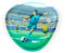 ergobag Blinkie Klettie Motivwelt Themenwelt Klettflächen Sammelspaß Individualisierung Fußball - Multi Colored