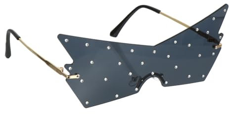 WRITWAA 1paar Butterfly-form Sonnenbrille Randloses Design Für Feste Veranstaltungen Einzigartige Foto-requisiten Für Karneval Halloween Cosplay Mehr Damen Und Herrenmode Robuste Und