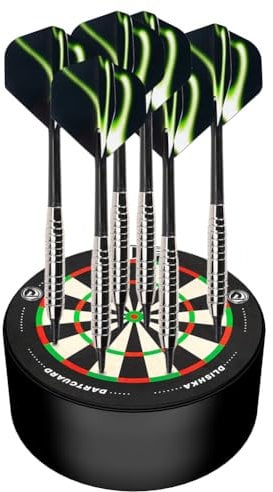 Dart Holder,Mini Darts Station,Stylish Darts Storage Rack For Soft&Steel Tip Darts,Dart Board Accessories For Home&Club Use,Space-Saving Dart Dock With Secure Grip,Dartdock For 12 Darts. (A)