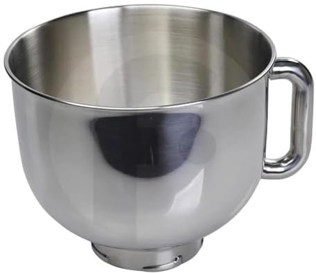 Spares-Direct-Oldham 5L Stainless Steel Bowl for Kenwood Mixer 4 Lug KMX754 / KMX754PP - MAX