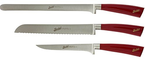 Berkel Elegance Set 3 coltelli prosciutto rosso
