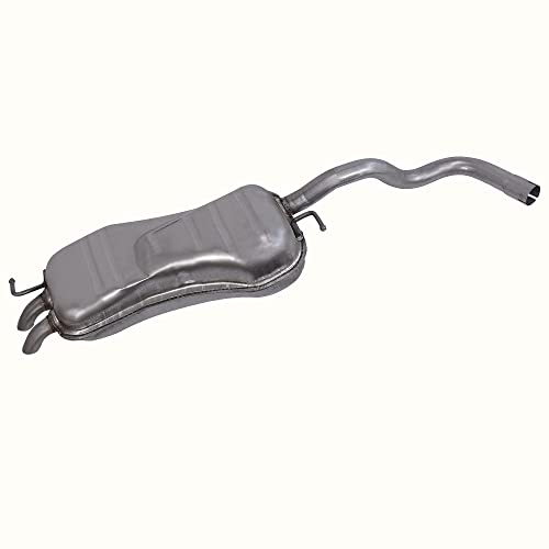 ATEC Germany 1x Endschalldämpfer Kompatibel mit AUDI A3 (8L1), SEAT LEON (1M1), VW GOLF 4 (1J1), NEW BEETLE (9C1, 1C1), NEW BEETLE Cabriolet (1Y7)