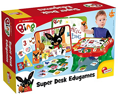 Liscianigiochi 75874 Bing Super Desk EDUGAMES, Multi-Coloured
