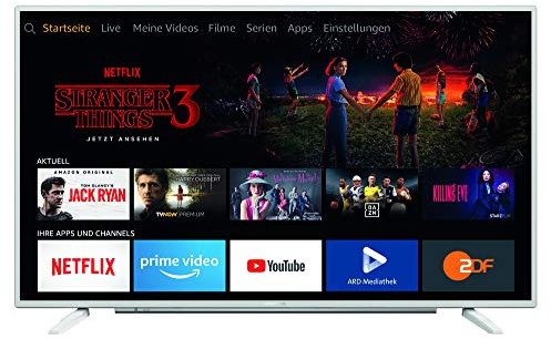 Grundig Vision 6 - Fire TV (32 GFW 6060) 80 cm (32 Zoll) Fernseher (Full HD, Alexa-Sprachsteuerung, Magic Fidelity) weiß [Modelljahr 2019]