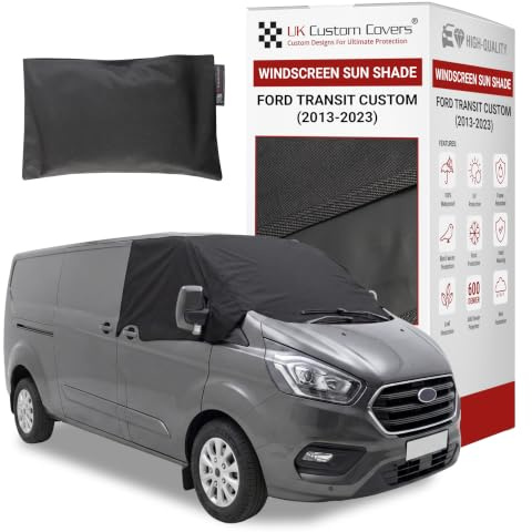 Windscreen Cover for Ford Transit Custom 2013-2023 – All Weather Use