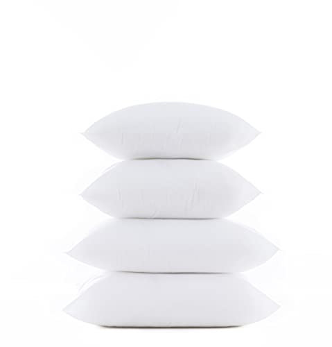 Todocama Lot de 4 Coussins rembourrés en Fibre Creuse siliconée pour canapé et lit Lot de 4 Garnitures de 60 x 40 cm.