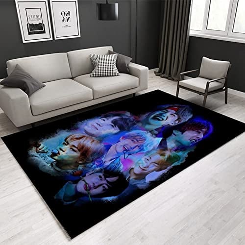 BGAFAG Army Kpop Fans Teppich Fußmatte Badezimmerbereich Teppich Lovers E10145 40X60Cm