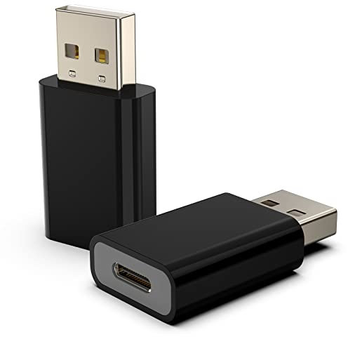 LMUBOY USB to USB-C Female Adapter Kit Compatible with Apple Watch SE/7/8/9/10/Ultra MagSafe Charger, Type C Charging Cable Converter for iPhone, iPad, AirPods, Car USB Charger and USB-C Cable