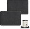 MIVAIUN 2 Pcs Hitzebeständige Matte für Luftfritteuse, Matte mit Antirutsch, Küchen Heißpads für Luftfritteuse, Kaffeemaschine, Mixer, Kaffeemaschinen, Teelichtofen, Teelichtheizung, 44x30cm