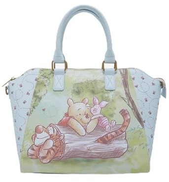 Loungefly Disney Winnie The Pooh Trio Log Satchel Bag Multi None
