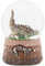 Elanze Designs Ankylosaurus, Dinosaurier, Fossiliengräben, Paläontologe, Museum, Hobby, 100 mm, stabile Tischplatte, musikalische Glitzer, Wasser-Schneekugel, Spielmelodie Geboren frei