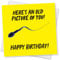 Punkcards,Lustige Geburtstagskarte für Männer,Here's An Old Picture of You! Happy Birthday,Geburtstagskarte für beste Freundin,Geburtstagskarte für Männer,Lustige Geburtstagskarte für Frauen