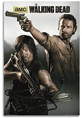 VZRSQZK The Walking Dead TV-Poster, dekoratives Gemälde, Leinwand-Wandposter und Kunstdruck, modernes Familienschlafzimmer-Dekor-Poster, 20 x 30 cm