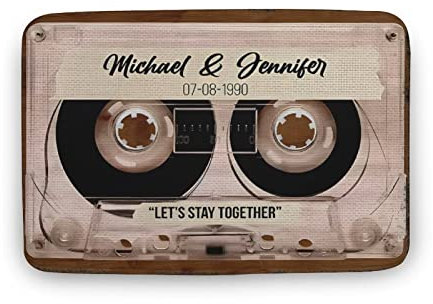 Cassette Tape Door Mat for Home Entrance, Floor Mats for House Front Door Mat Indoor Inside Outdoor Outside Entryway Rugs Indoor Welcome Mat Anti-Slip Rubber Back 40 X 60 CM