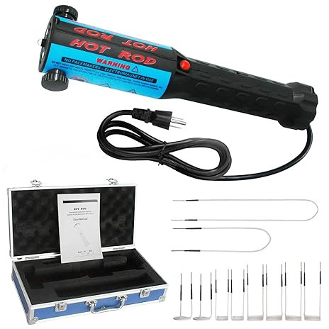 PAKOWIN Magnetisches Induktionsheizgerät-Kit - 1200W 220V Automobilloses Heizwerkzeug mit 10 Spulen, Handgehaltenes Bolzenentfernungswerkzeug