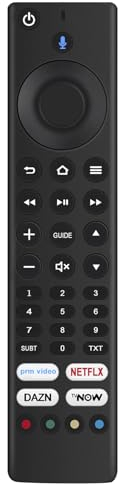 VINABTY Fire Ersatz Sprachfernbedienung ald187r fit for Grundig Vision 6, Vision 7, Vision 8 Series TV 32VLE6010 40GFB6062 43GUT7077 43GUW7060 43VAE70 43VLE6010 43VLX7010 49GUB7062 49VAE80