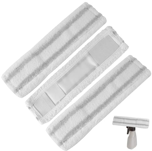 XINSUO® Lot de 3 chiffons en microfibre pour nettoyeur de vitres Karcher WV1 WV50 WV75,Bonnettes microfibre accessoire,Élimine efficacement la saleté et les rayures