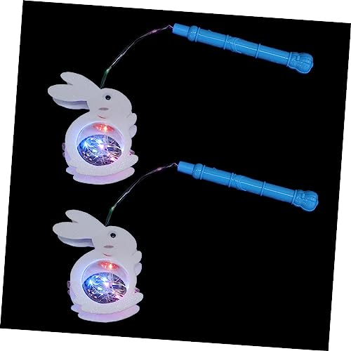 SEWOART 2 Piezas De Juguete Brillante Divertido Juguete Brillante Elegante Linterna Brillante Delicado Juguete De Conejito Brillante Exquisita Linterna Brillante Juguete De Linterna LED