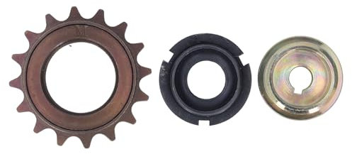 Hominas Bikes Freewheel Adapter Set, Freewheel Sprocket Steel Right Drive Freewheel Adapter Kit Single Speed Freewheel for Mountain Bikes Road Bikes