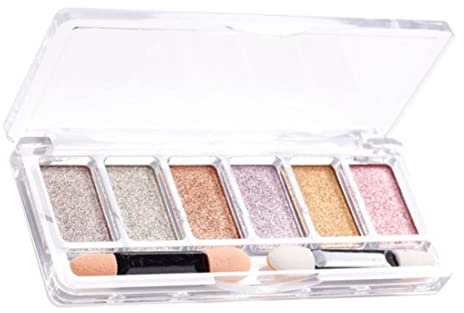 Nail Mirror Powder 6 Colours Manicure Chrome Glitter Pigment with Eyeshadow Sticks Golden, nail chrome powder