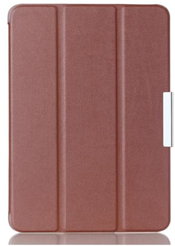 Tablet-Schutzhülle für Galaxy Note 10.1 2014 Edition, leicht, intelligent, dreifach faltbar, mit Standfunktion, für Samsung Note 10.1 Modell SM-P600 P601 P605 mit Magnetfach (Kaffee)